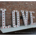 3D Light Bulb Large Letter Outdoor Sign